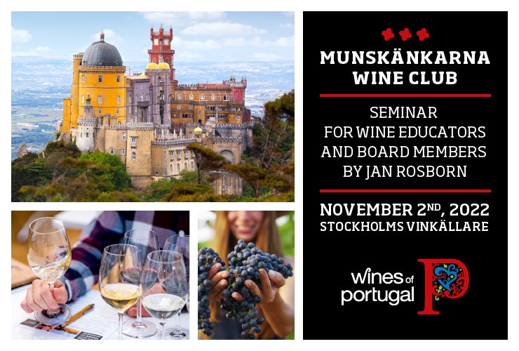 Seminário Vinhos de Portugal para Munskänkarna Wine Club