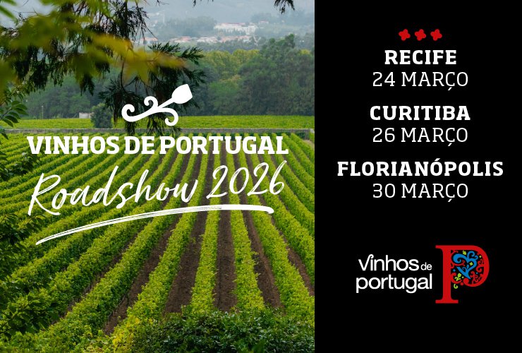 Vinhos de Portugal Roadshow no Brasil 2026