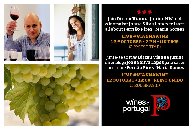 Wines of Portugal Masterclass about Fernão Pires, Live @viannawine