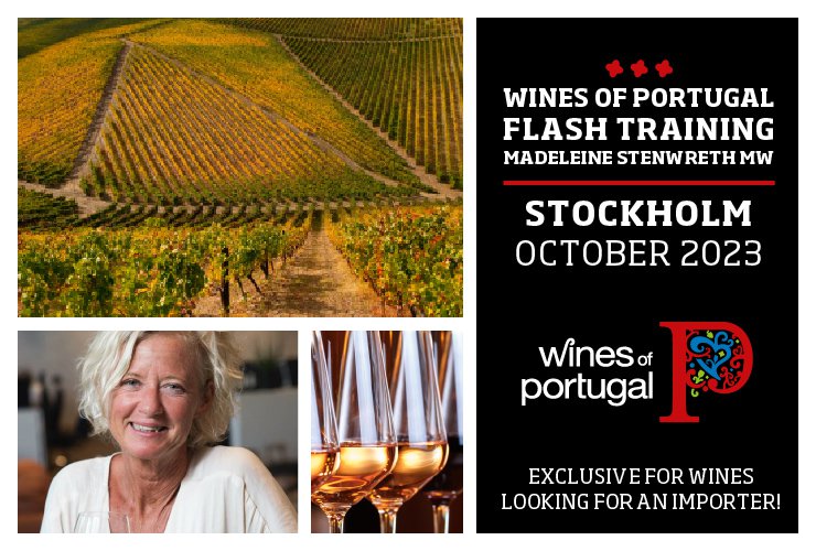 Flash Trainings com a Master of Wine Madeleine Stenwreth na Suécia